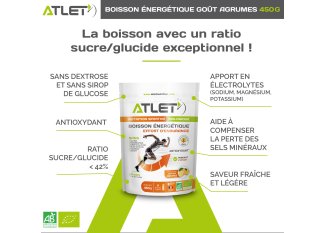 Atlet Boisson nergtique - Agrumes