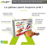 Atlet pack 4 magdalenas energ�ticas - Frutos rojos