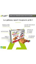 Atlet Étui de 4 Moelleux Énergétique - Fruits Rouges