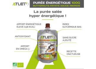 Atlet Pure nergtique Bio - Butternut-Patate Douce-Amande