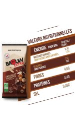 Baouw Barre énergétique bio Extra - Chocolat - Noisette