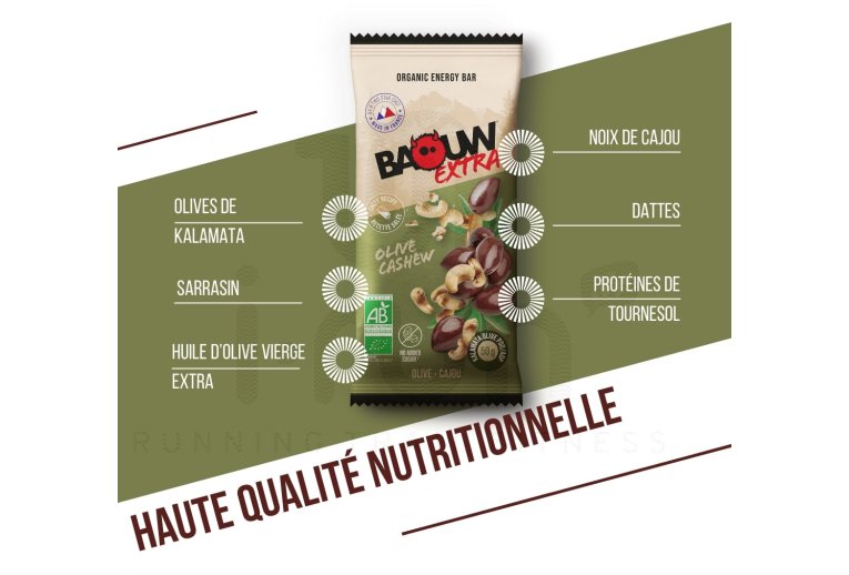 Baouw Barra energtica bio Extra Oliva - Caju