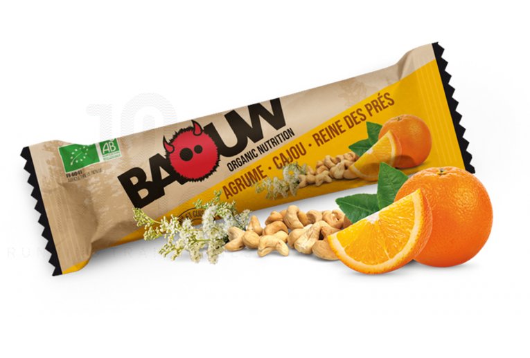 Baouw Barre nutritionnelle bio - Agrume - Cajou - Reine des prs