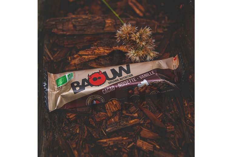 Baouw Barre nutritionnelle bio - Cacao - Noisette - Vanille
