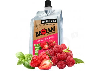 Baouw Eco recharge XXL pure nutritionnelle bio - Framboise - Fraise - Basilic 