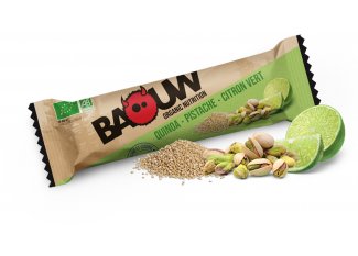 Baouw �tui 3 barres nutritionnelles bio - Quinoa  - Pistache - Citron vert