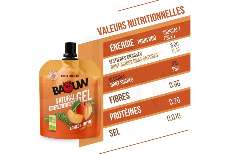 Baouw Bio-Naturgel - Aprikose - Thymian