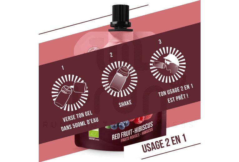 Baouw gel energ�tico natural bio - frutos rojos y flor de jamaica