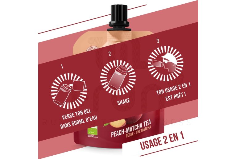 Baouw Biologische natuurlijke gel - Perzik - Matcha-thee