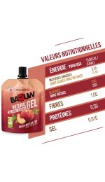 Baouw Gel naturel bio - Pêche - Thé matcha