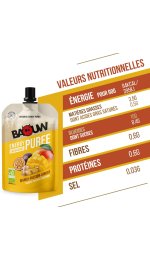Baouw Pure nergtique Bio Mangue - Passion - Gingembre