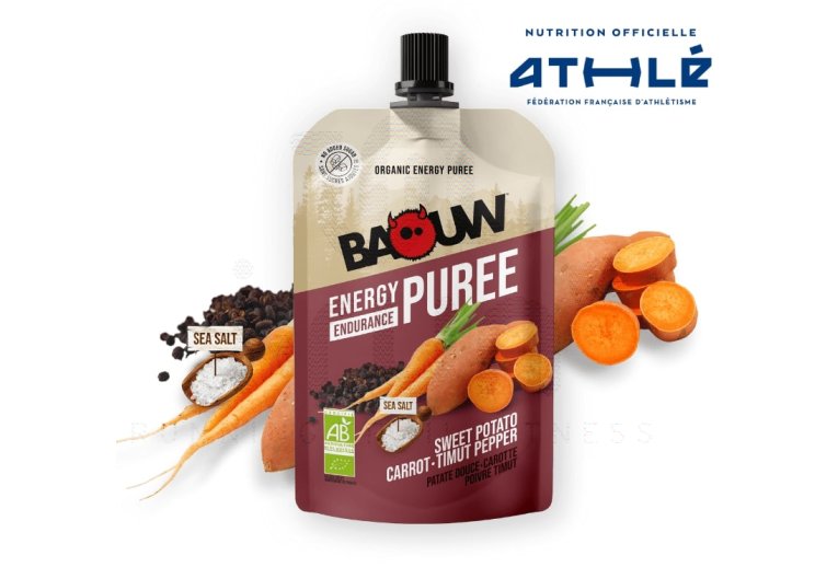 Baouw Pure nutritionnelle bio - Patate douce - Carotte - Poivre Timut