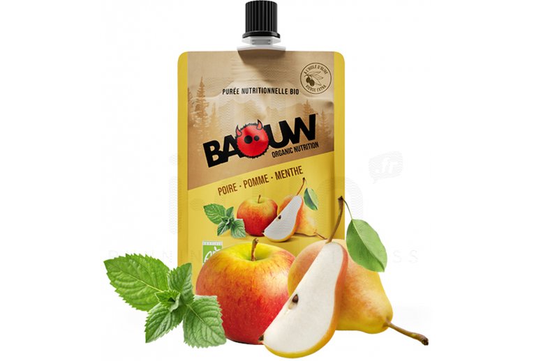 Baouw Pure nutritionnelle bio - Poire - Pomme - Menthe