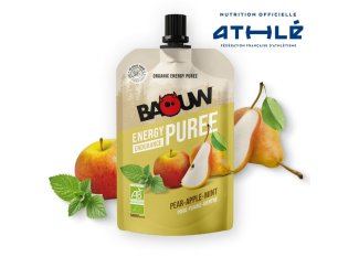 Baouw Pure nutritionnelle bio - Poire - Pomme - Menthe
