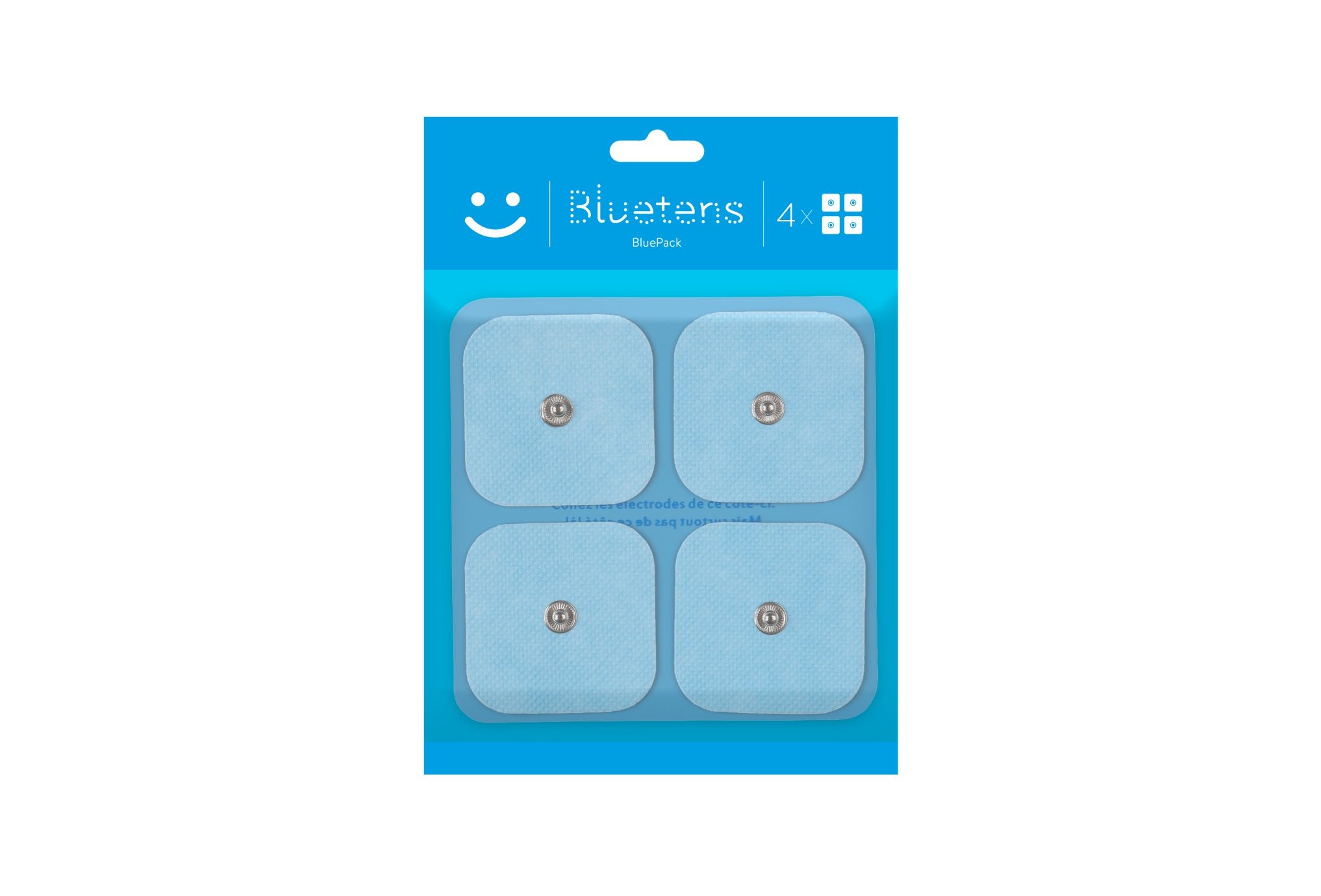 Bluetens Pack de 4 électrodes Elektronik Elektrostimulator Bluetens