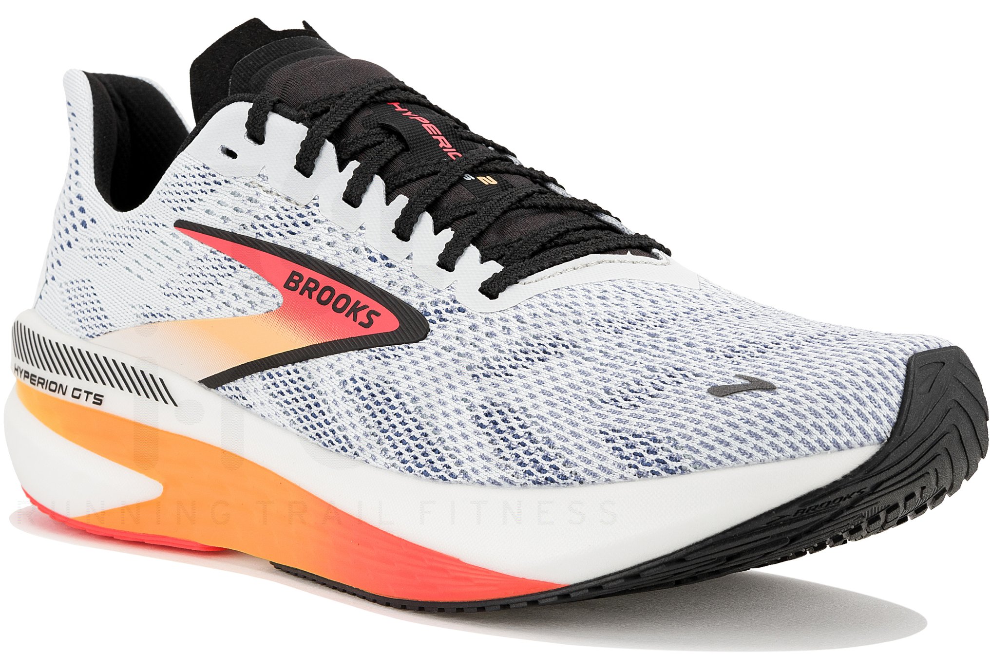 Brooks Heren Hyperion Gts 2 Sneaker, Illusion Koraal Zwart, 43 EU