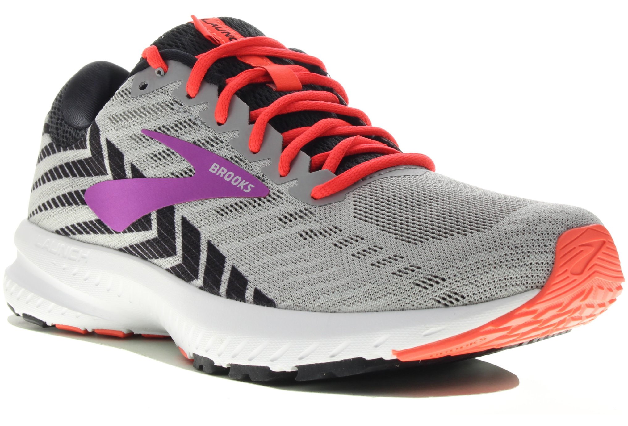 Brooks Launch 6 W Femme Blanc Pas Cher