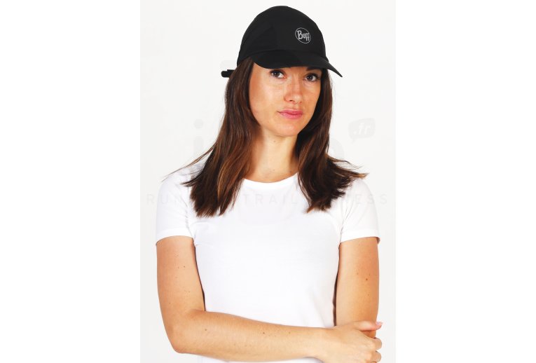 Buff Pro Run Cap R-Solid Black