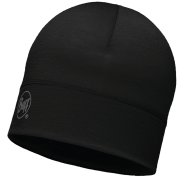 Buff Bonnet Merino Wool Solid Black