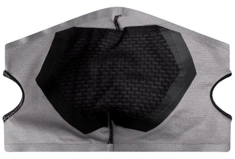 Buff Masque Filtrant Solid Grey Sedona