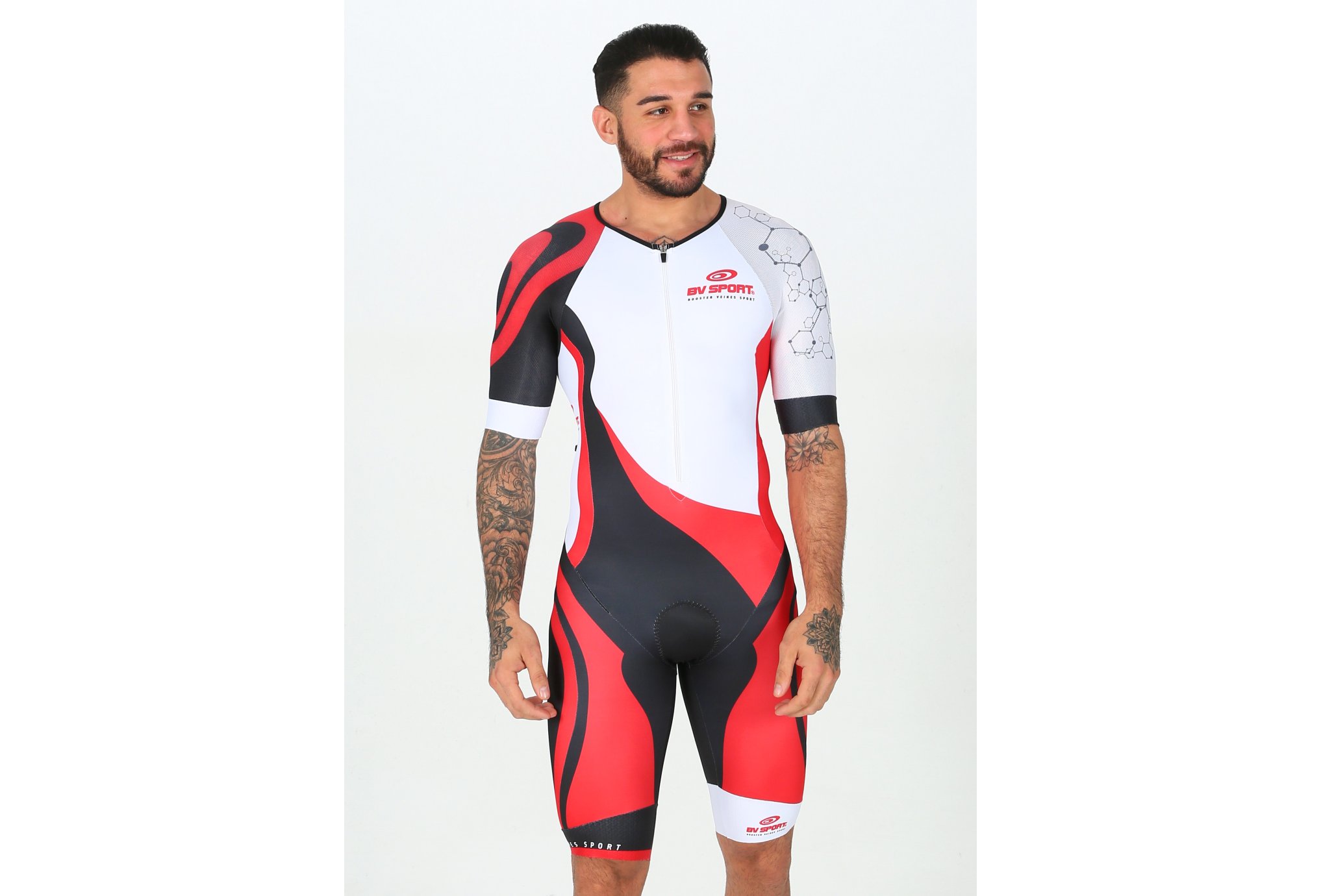 BV Sport Combinaison Triathlon 3x200 M vêtement running homme
