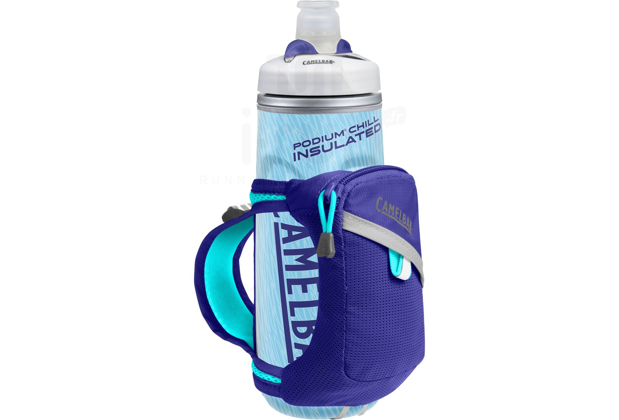 CamelBak Quick Grip Chill 21 Oz Trinkrucksack – Isolierte Trinkflasche 620 Ml Für Läufe, Schwarz