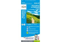 Carte IGN Grardmer Le Hohneck 3618OT