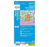 Carte IGN Massif du Canigou 2349ET
