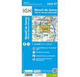 Carte IGN Massif du Sancy 2432ET