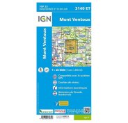 Carte IGN Mont Ventoux 3140ET