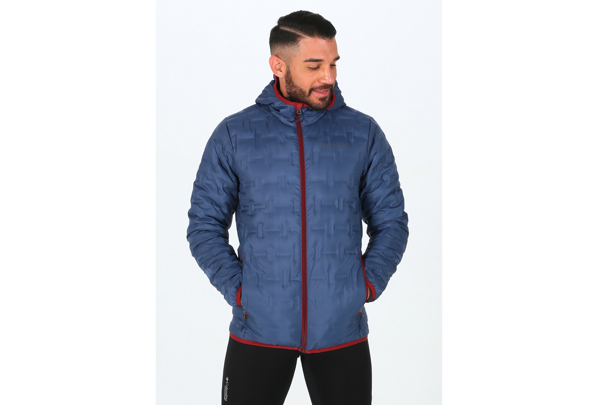 Columbia Delta Ridge Down Hooded M vêtement running homme