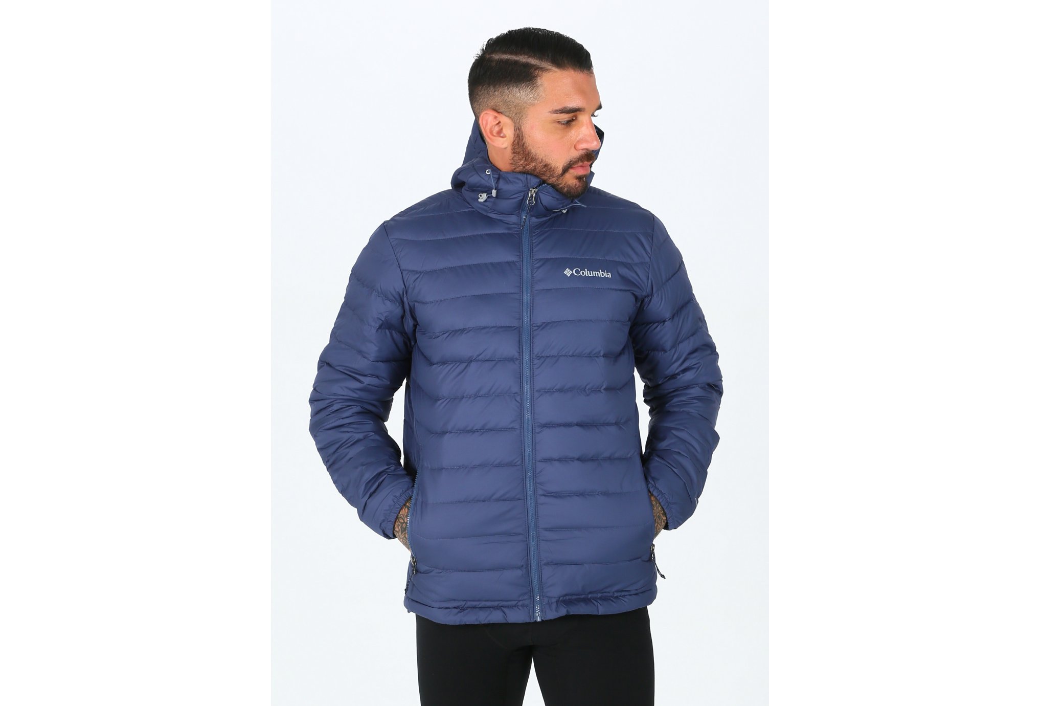 Columbia Powder Lite Hooded M vêtement running homme