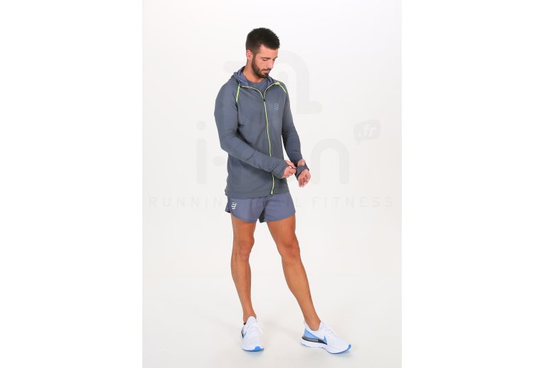 Compressport camiseta manga larga 3D Thermo Seamless Hoodie Born To SwimBikeRun 2020
