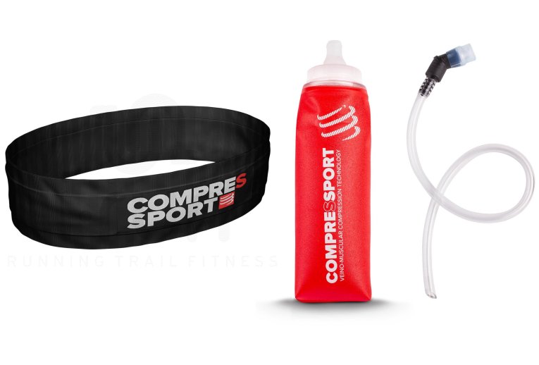 Compressport pack de cintur�n Free + bid�n blando Ergo