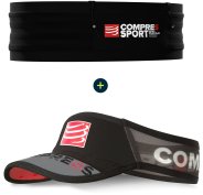 Compressport Pack Free Belt Pro + Visière UltraLight