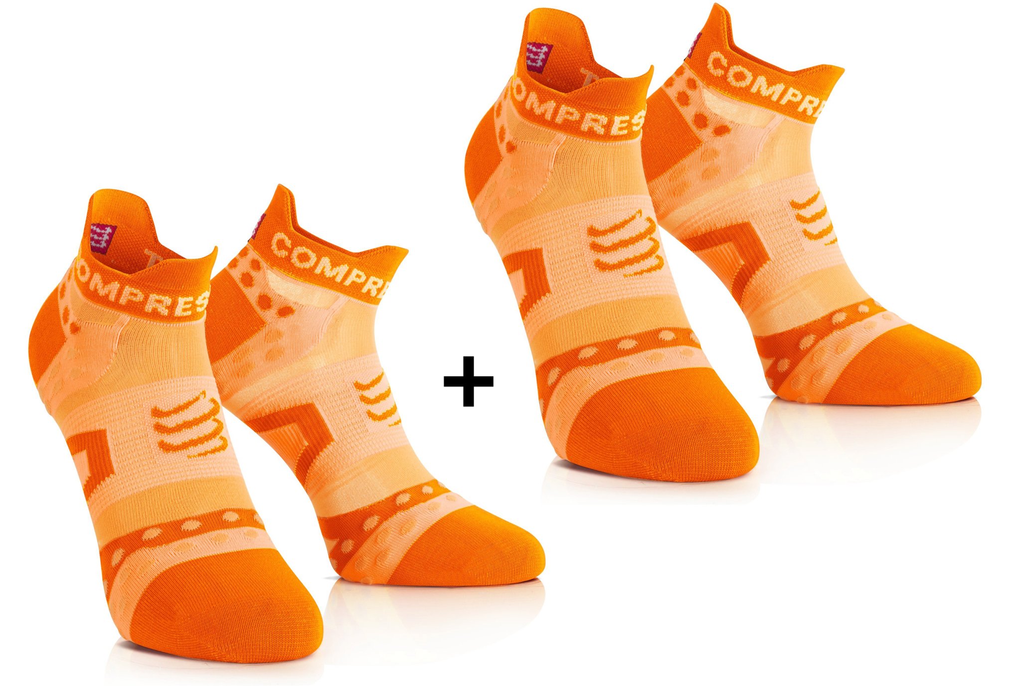 Compressport Pack Pro Racing Ultra Light Run Low Chaussettes
