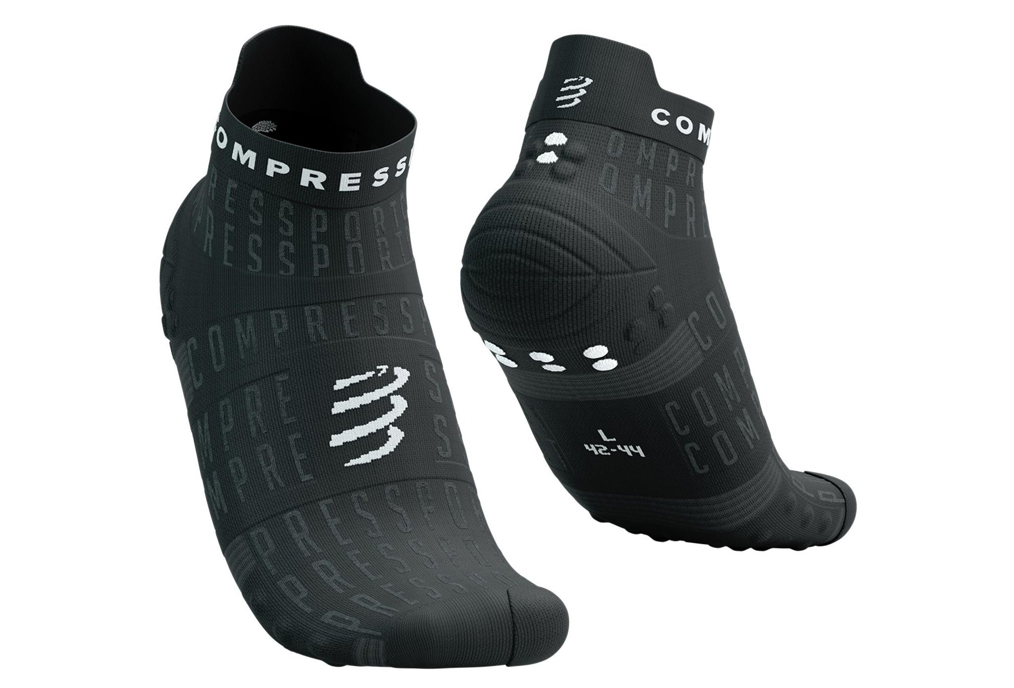 Compressport Pro Racing V 4.0 Run Low Black Edition 2023 Chaussettes