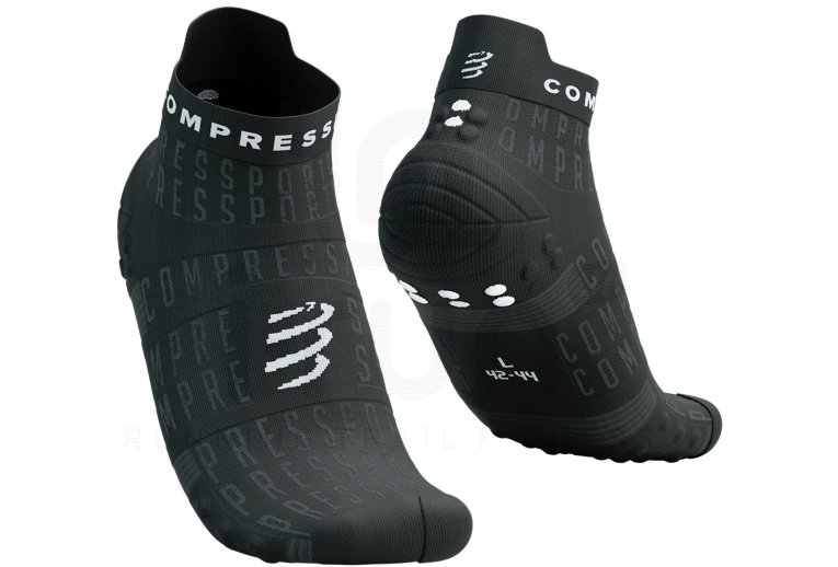 Compressport calcetines Pro Racing V 4.0 Run Low Black Edition