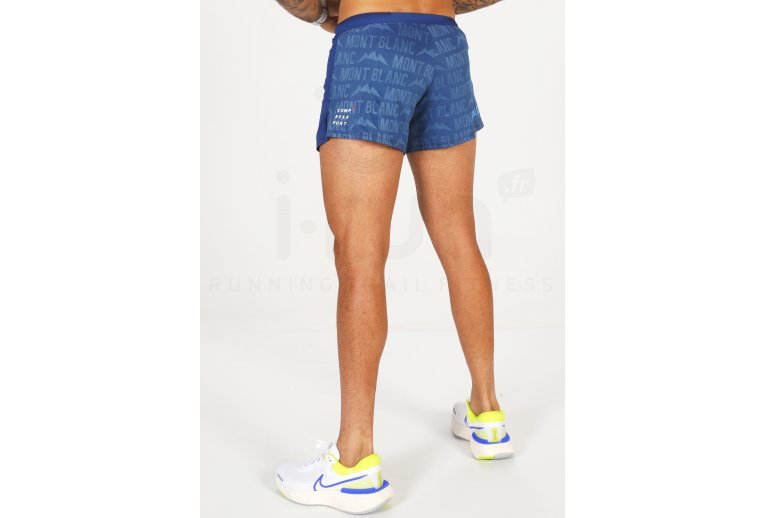 Compressport pantaln corto Racing Split Overshort Mont Blanc 2021
