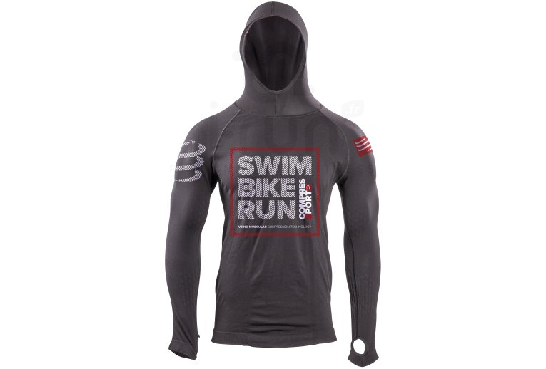 Compressport Sudadera Ironman Casual Seamless Hoodie Tri226 M