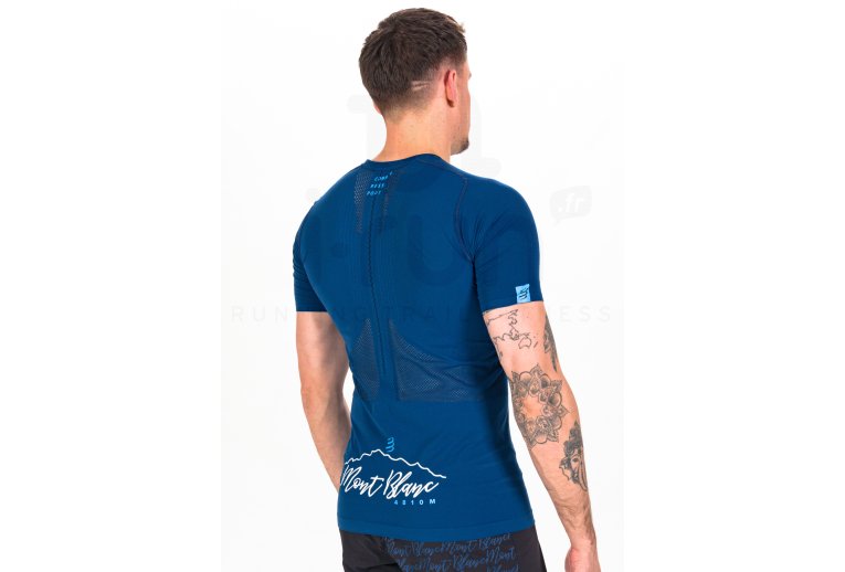 Compressport camiseta manga corta Trail Fitted Mont Blanc