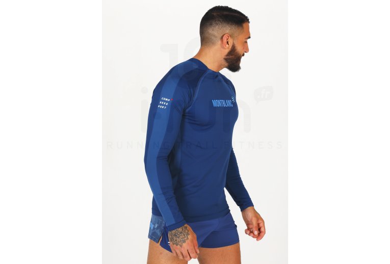 Compressport camiseta manga larga Training Mont Blanc 2021