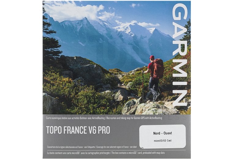 Garmin Carte topographique v6 PRO - Nord-Ouest de la France