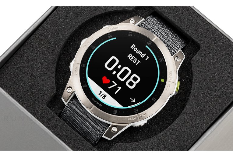 Garmin EPIX Gen 2 Sapphire Titanium - 47 mm + UltraFit 2 Nylonarmband 22 mm