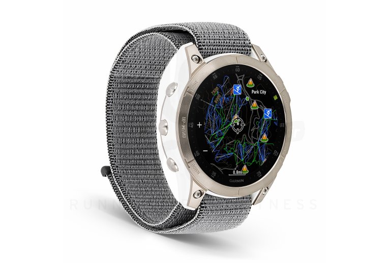 Garmin EPIX Gen 2 Sapphire Titanium - 47 mm + UltraFit 2 Nylonarmband 22 mm