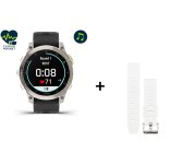 Garmin EPIX Gen 2 Sapphire Titane - 47 mm + QuickFit 22 mm en silicone