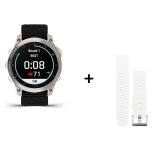 Garmin EPIX Gen 2 Sapphire Titane - 47 mm + bracelet nylon noir