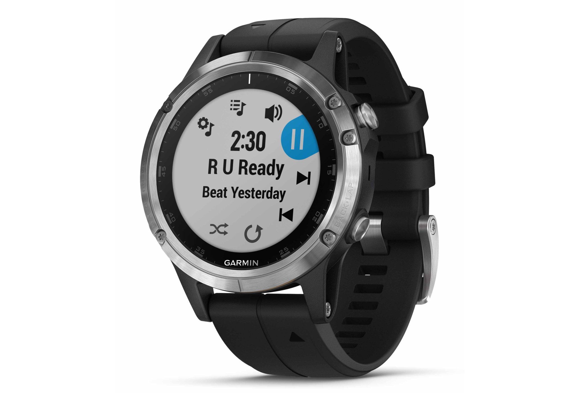 fenix 5 plus silver