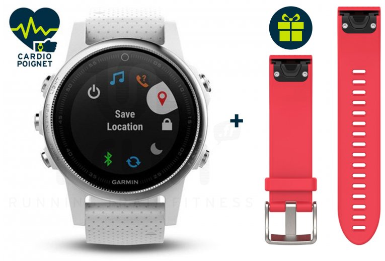 Garmin Reloj Fnix 5 S GPS Multisports + correa de regalo
