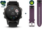 Garmin Reloj F�nix 5 S GPS Multisports Sapphire Black + correa de regalo